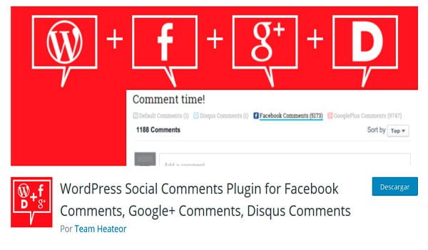 plugin social comments