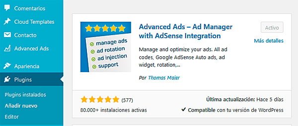 plugin Advanced Ads